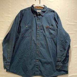 Carhartt button down, long sleeve shirt